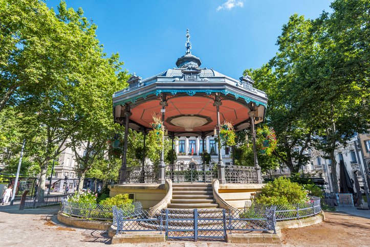 Illustration de la place Jean Jaurès à Saint-Etienne